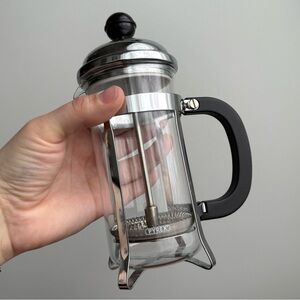 Vintage French Press Pyrex Glass Atomic Bodum Stainless Steel Coffee Maker